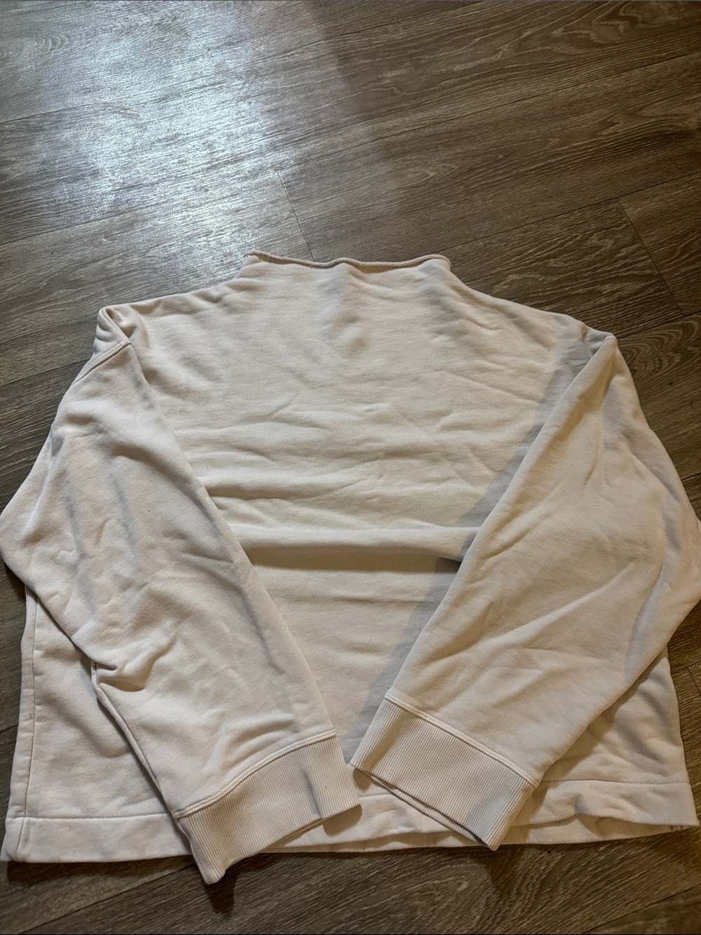 Madewell Cream Crewneck Sweatshirt
